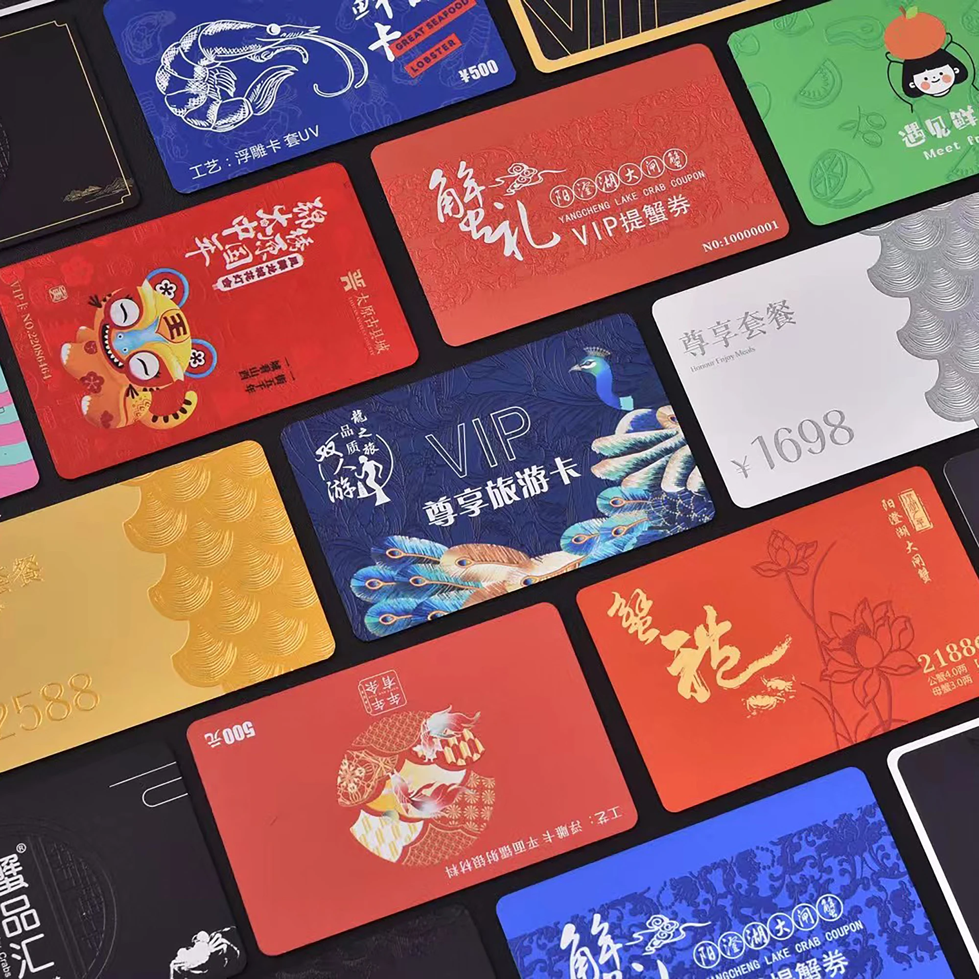 Factory Wholesale Pvc VIP card Membership Gift Vip Loyalty Luxury NFC Business Card  custom Warranty card