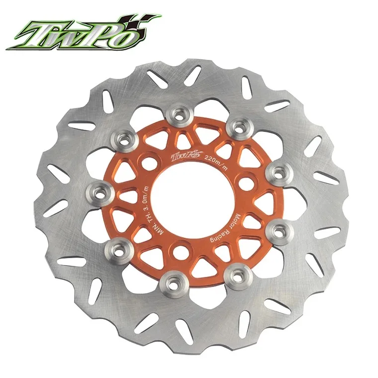 TWPO toothed floating brake Disc 220 7.0 hole pitch for DIO GP110