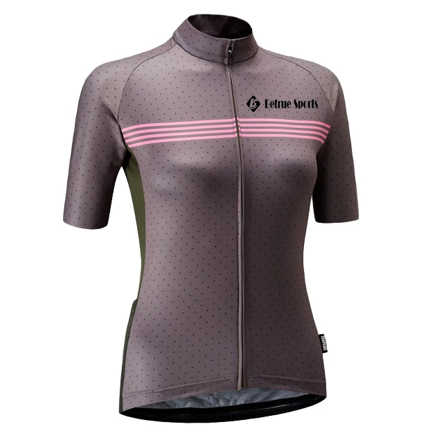 Coolmax Fabric Sublimated Free Design Sublimation Bike Tops Cycling Jerseys