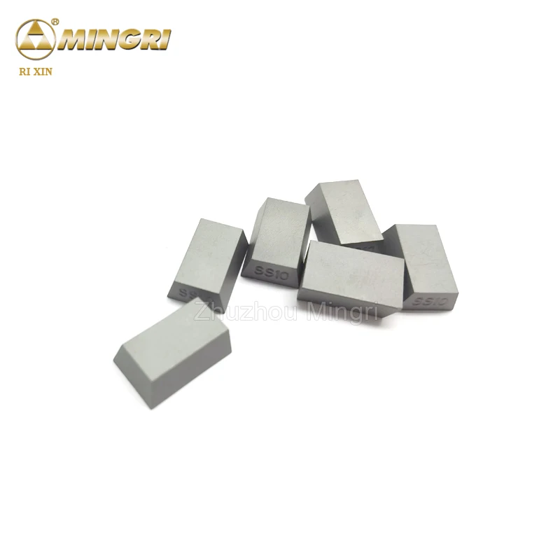 High Performance Tungsten Cemented Carbide Cutting Brazed SS10 Tips