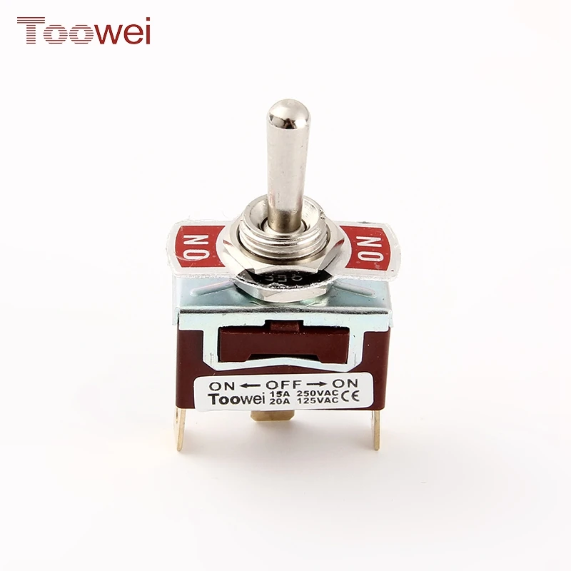 Ce certification universal 3 pins ON-OFF-ON micro toggle switch
