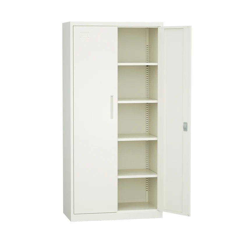 2 Door Steel Filing Cabinet Office Metal Cupboard Iron Office Metal Storage Cabinet Steel Office Cabinet with 4 shelves