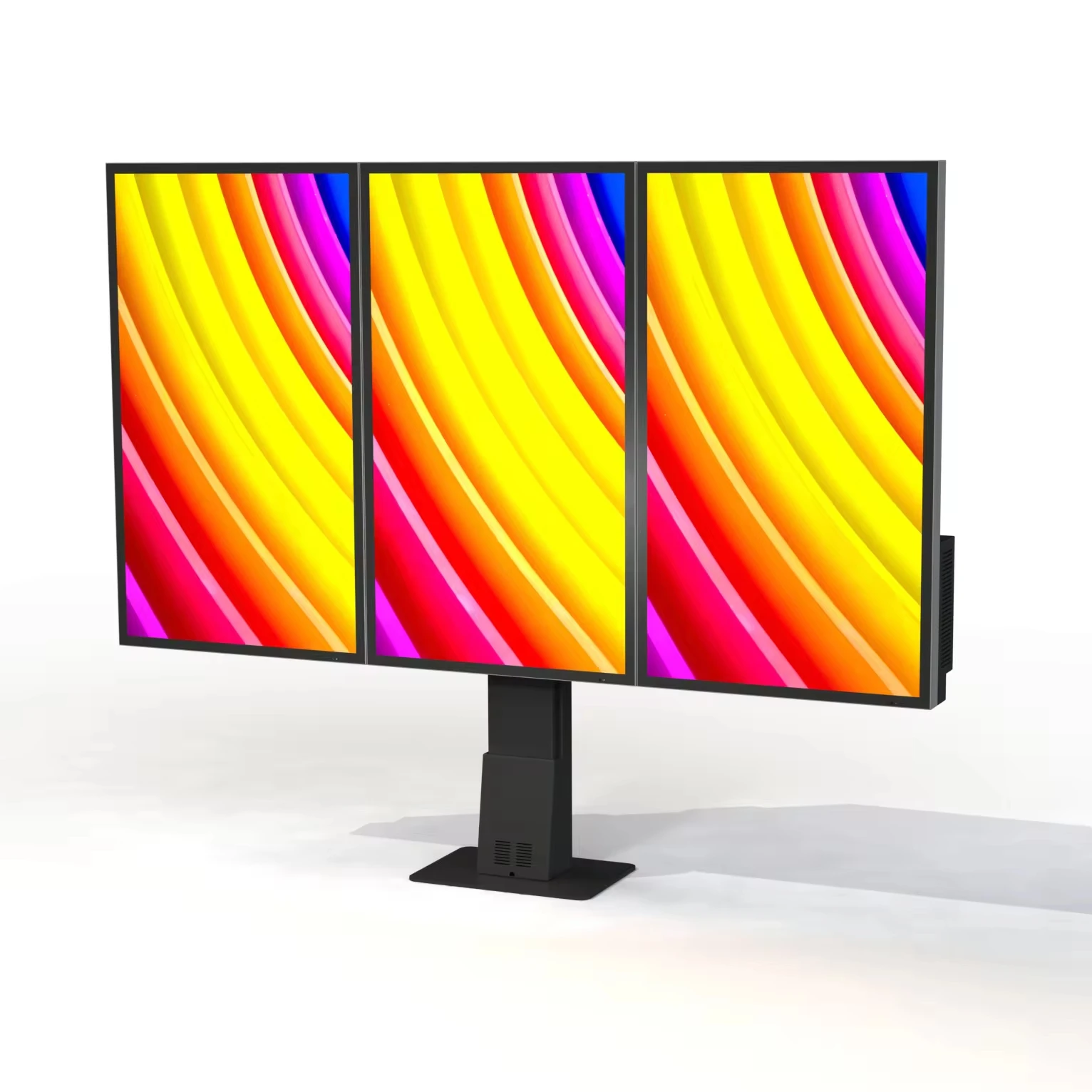 55 outdoor totem, IP67 outdoor lcd panel, 4000 Nits outdoor lcd video wall