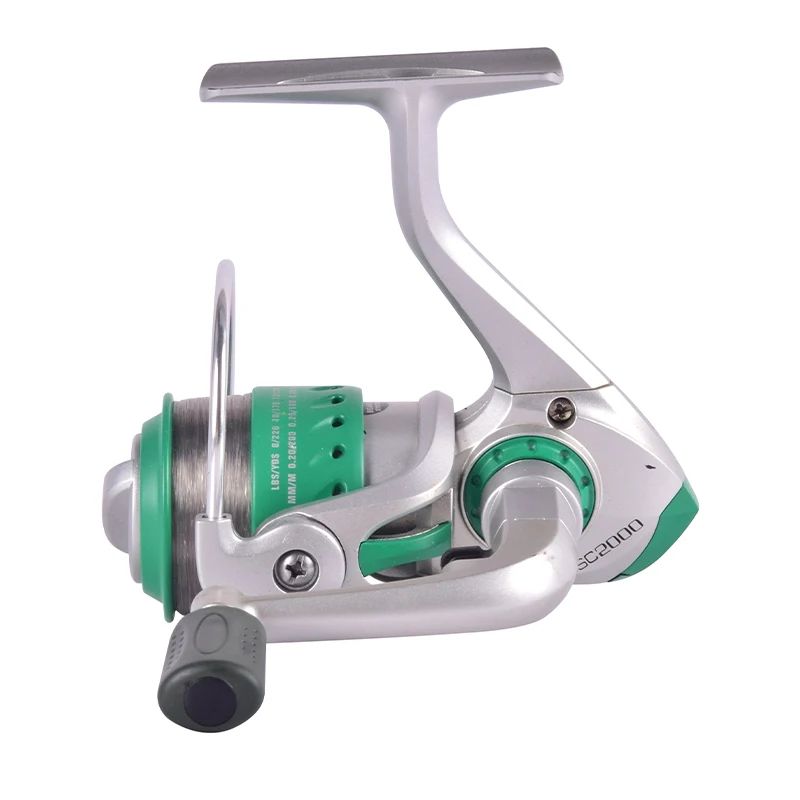 Salt Water Fishing Reels Sea Water Spinning Reel Parts Plastic Body 1BB Size 2000 Reel And Rod Combo Tools