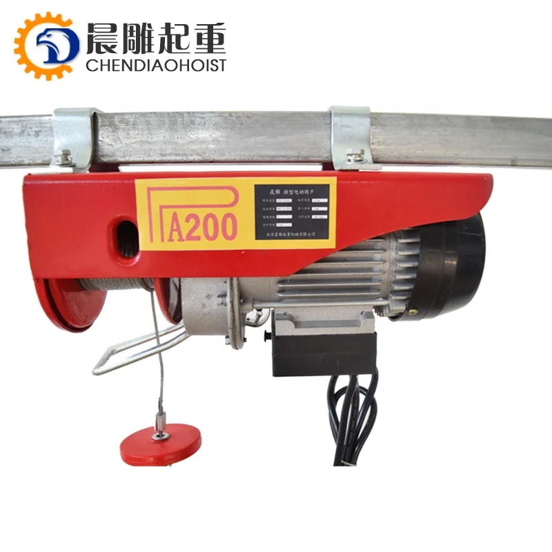 Cheap Small Wireless Remote Control Mini Chain Electric Hoist 12V 12 volt 110V 220 volt