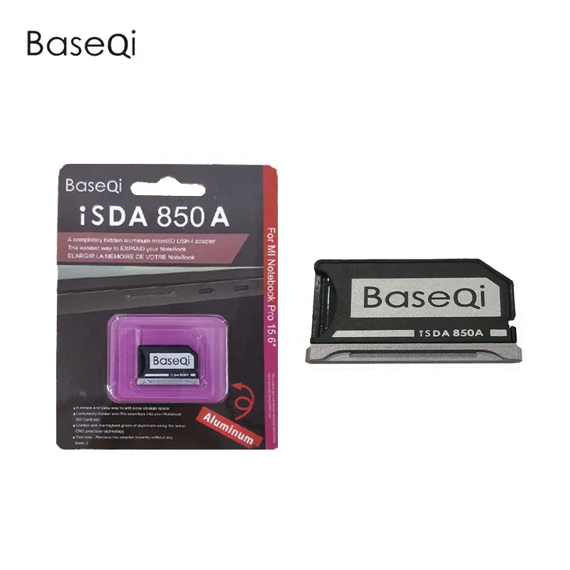 100% Original BaseQi Aluminum NinjaDrive Micro TF sd Card Adapter For Notebook