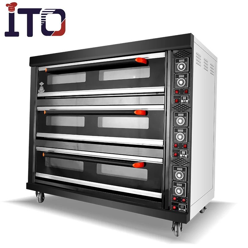 Коммерческая электрическая газовая кухонная духовка для выпечки хлеба обновленная цена кондитерские изделия тоста хлебобулочное оборудование пиццы