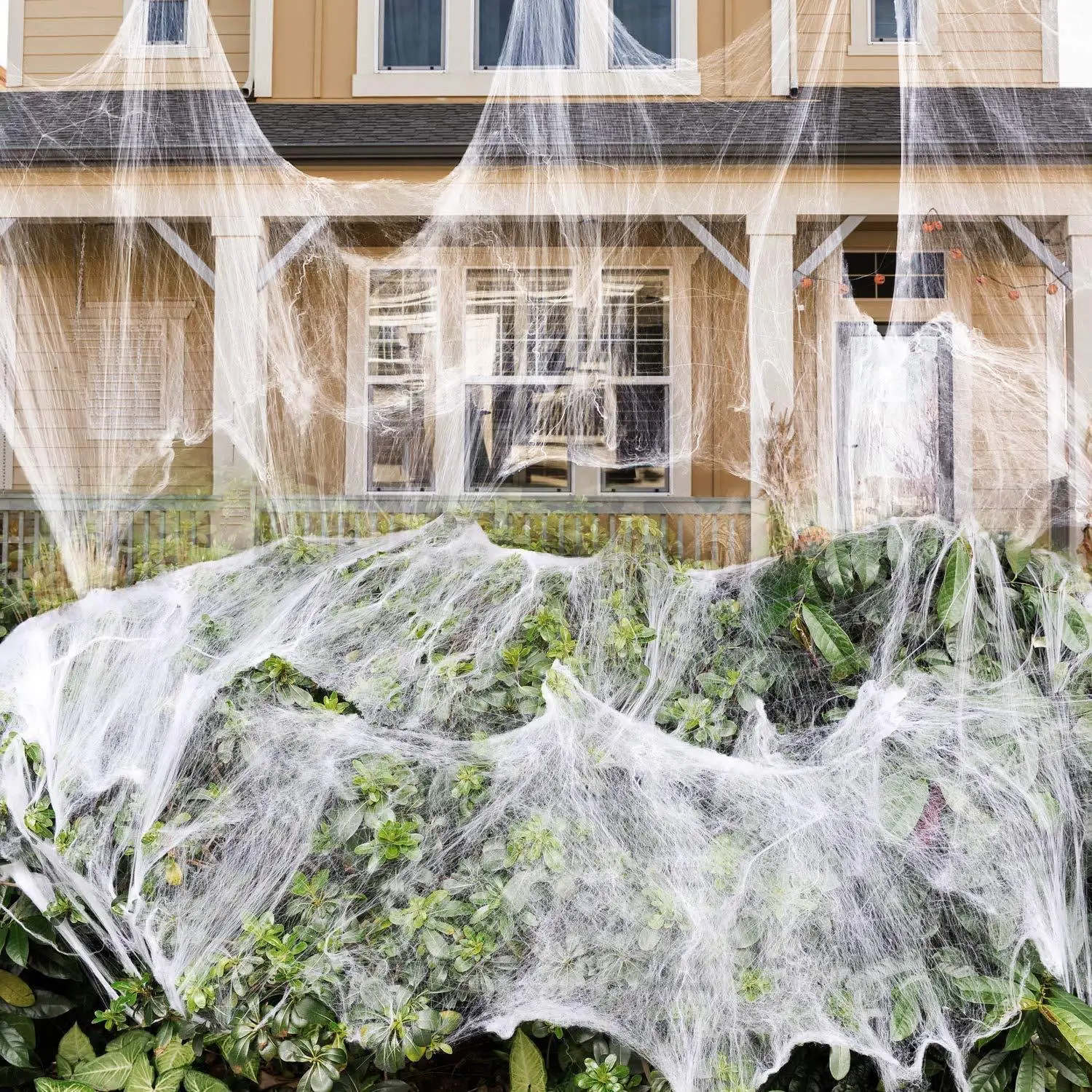 Super Stretchy Cobweb Artificial Spider Web Halloween Decoration Scary Party Scene Props Indoor Outdoor Home Decor Accessories