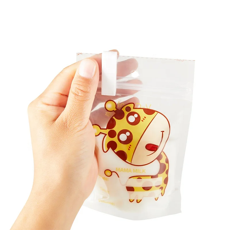
Factory breast milk transport ice insulated cooler tote can bottle bear storing bags 200 ml storage bag 