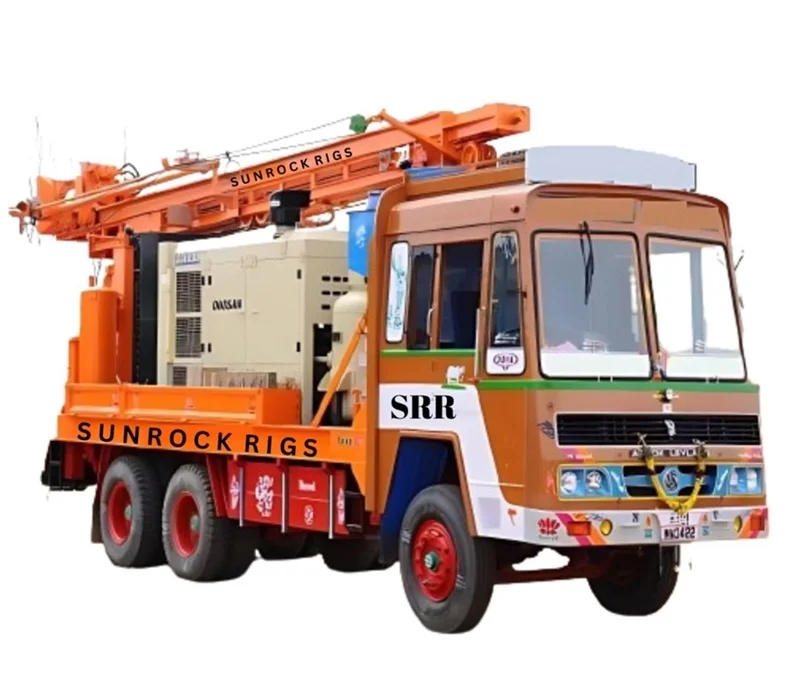 High-Speed 380meter Water Well Drilling Rig Low Price Truck Mounted with Perfect Output Engine Gear Gearbox Core Components