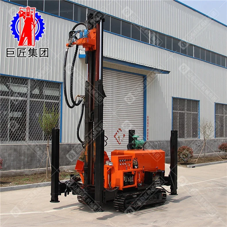 200M Core Drilling Rigs / Hydraulic Exploration Water Well Drilling Machine / Diesel Power Drilling