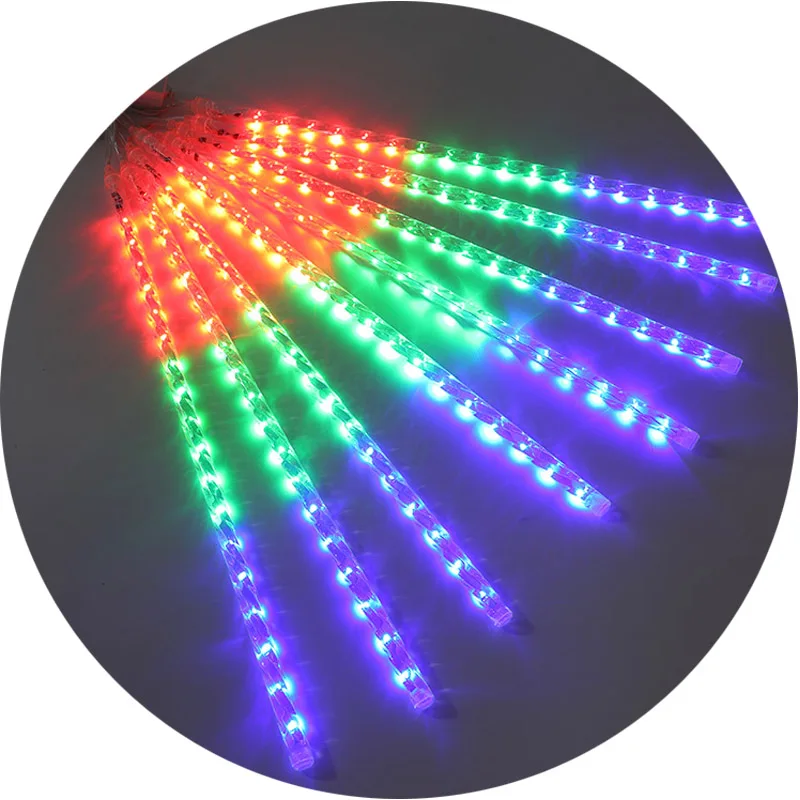 luz de meteoro 50cm waterproof led meteor shower light cold white decoration light for xmas