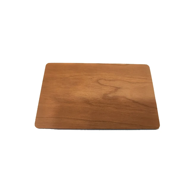 2020 nfc business Printable Pvc wood/pvc key cards RFID NFC Membership hotel key card