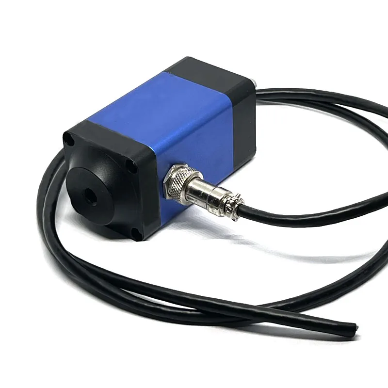 Small Intergrated Sensing Equipment Vibration + Temperature + Wired Transmission RS485 Vibration Sensor For Industrial Equipment