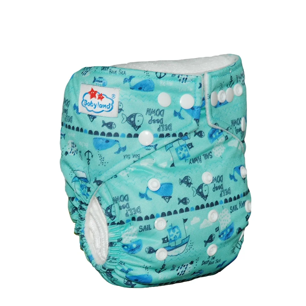 Babyland новые модели Моющиеся Многоразовые водонепроницаемые подгузники из PUL