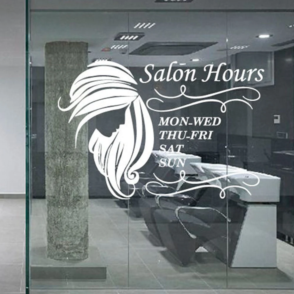 Wholesale Custom Store front Logo Sticker Vinyl Business Name Personalized Display Window Decal