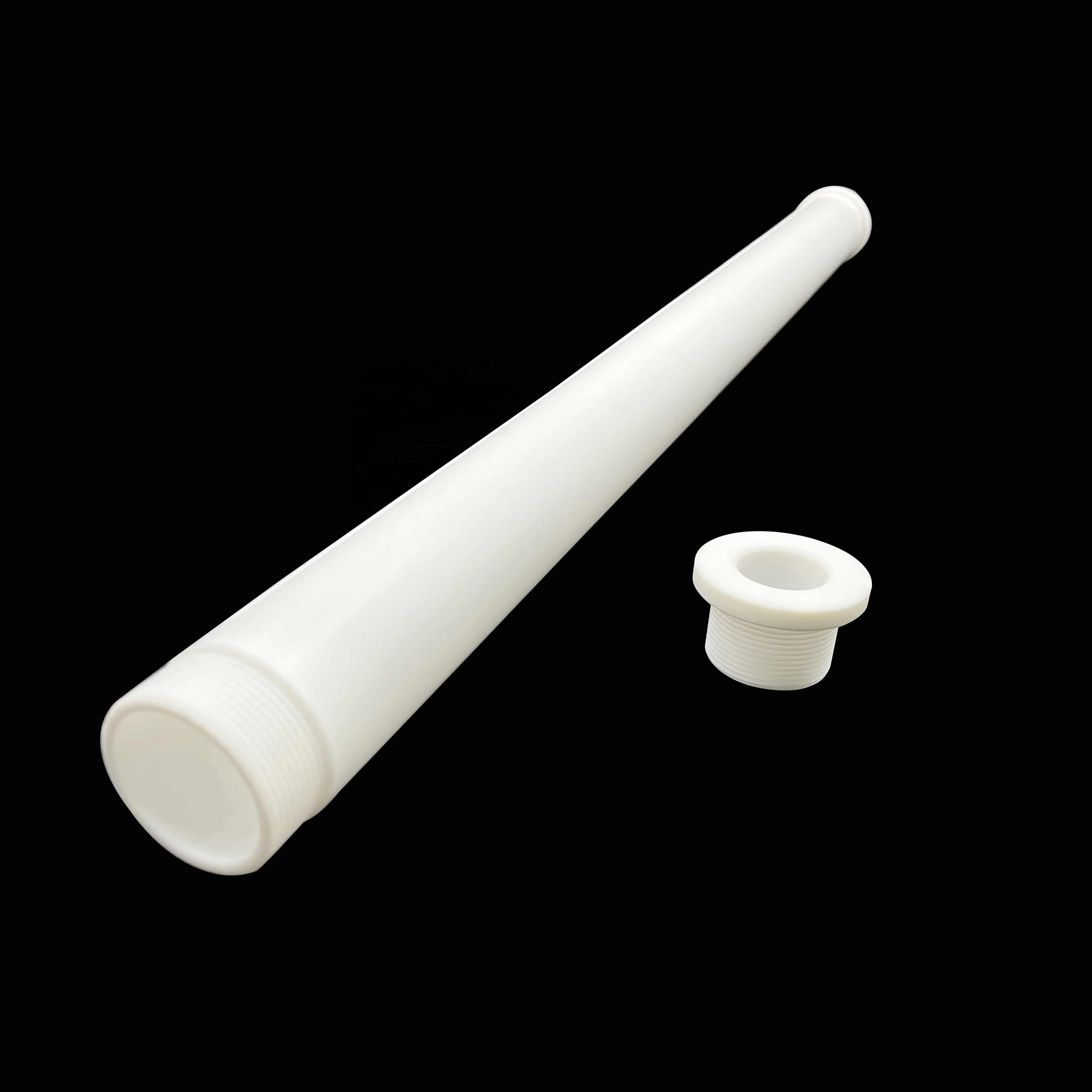 Tubing PTFE Tube Dispersion Resin Extruded Plastic White and Optional High Temperature Resistance PTFE TUBE