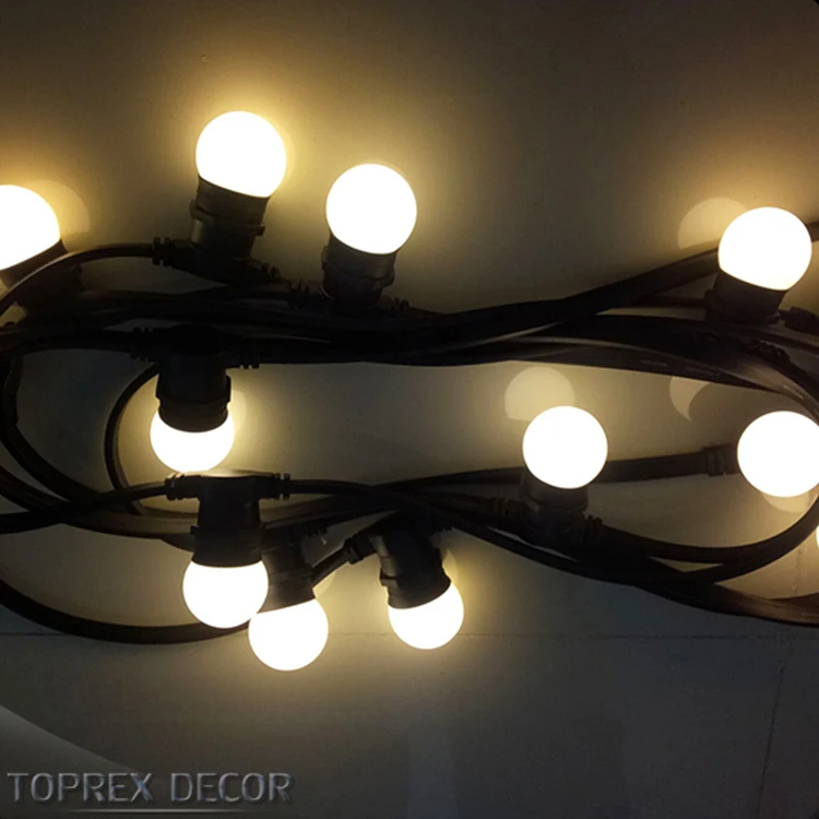 Custom Design Flat Wire Belt E27 Lights Garland Festoon Lighting