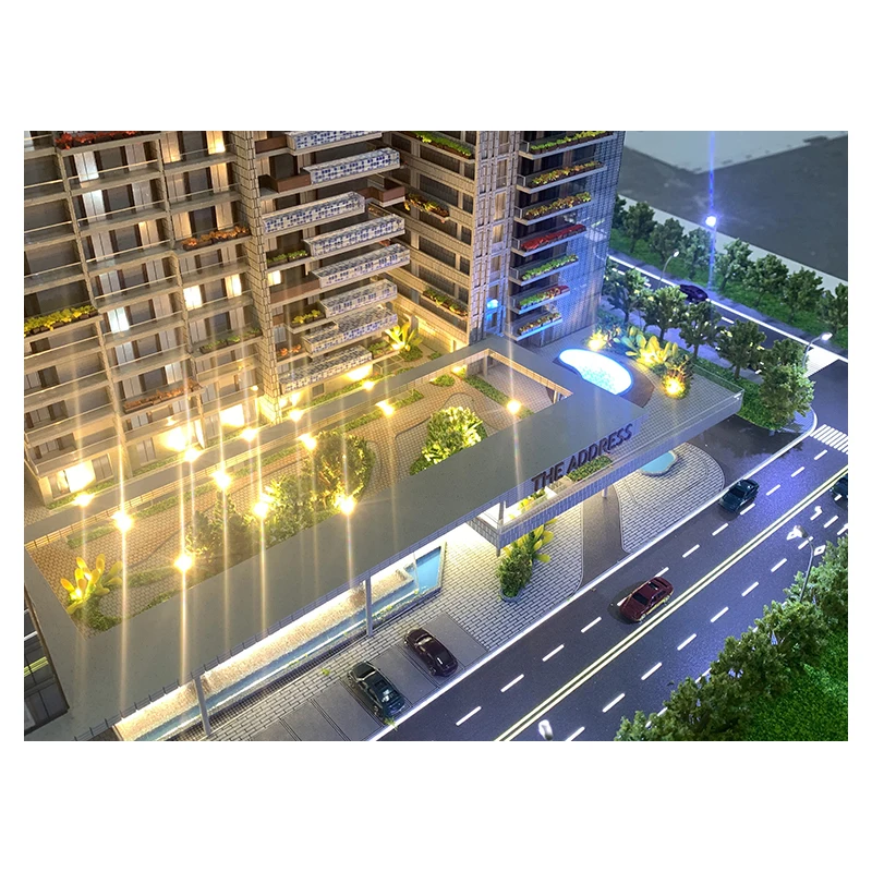 Brand New Architectural 3D Landscape Planning Model Design House Building Model With One Year Warranty