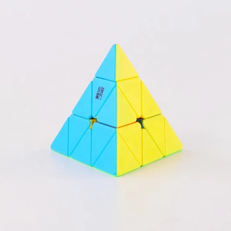 Yongjun Triangular 3x3 YuLong Pyramid Cube Educational Toy Magic Cubes Puzzle For Wholesale 3d puzzle toy gift pyramid cube