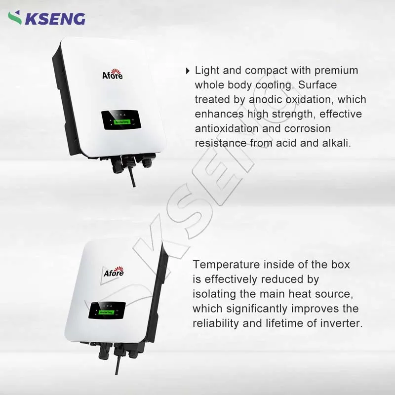 Afore 5kva 48v hybrid inverter single phase mppt solar hybrid inverter 3kw 6kw With Wifi