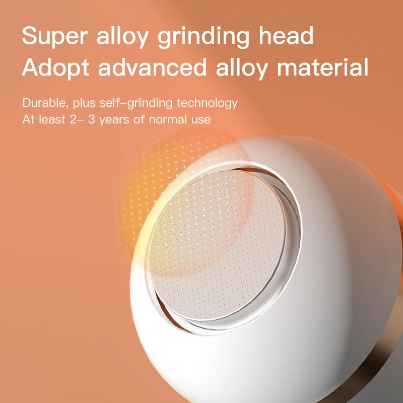 JMK Smart USB Rechargeable Foot Scrubber Hard Dead Skin Foot File Shaver Professional Vacuum Electric Callus Remover for Feet