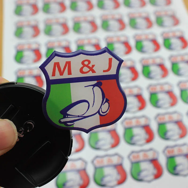 Wholesale  3d crystal drop of plastic nameplate sticker,letter epoxy resin sticker