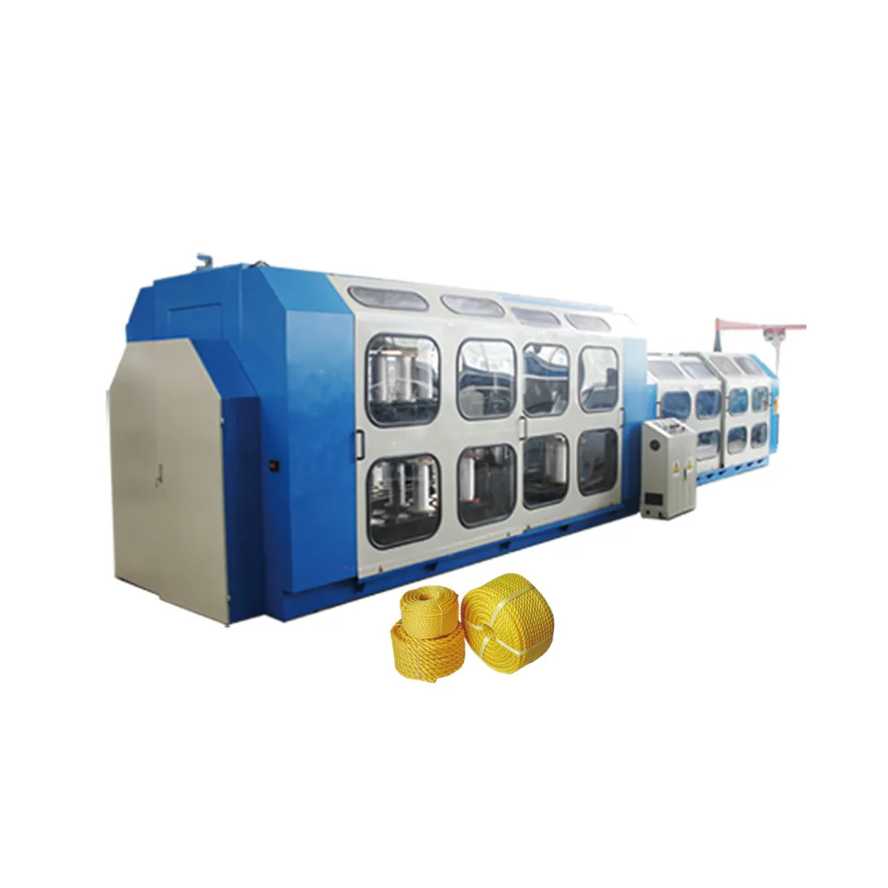 2022 new pp danline twist rope machine polypropylene raffia rope making machine