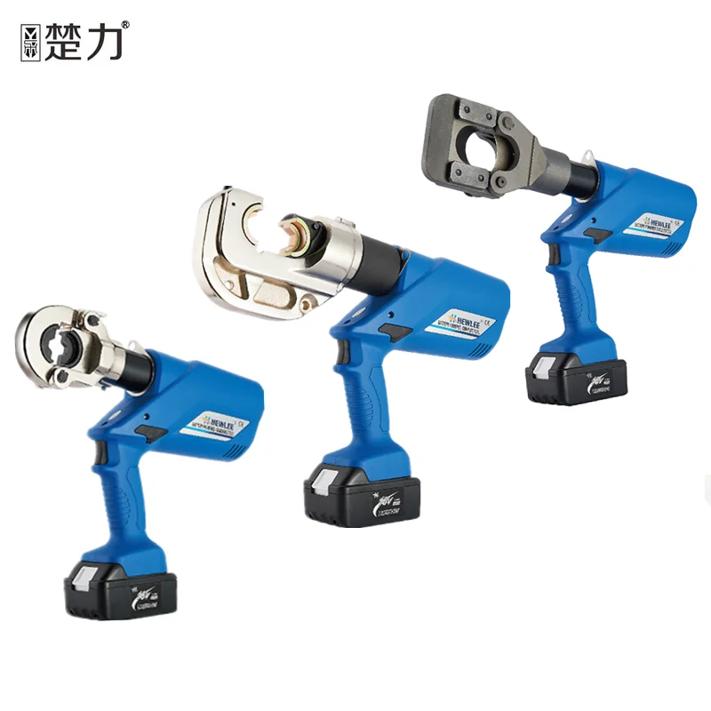 
Factory direct selling EZ-400 rechargeable electric hydraulic pliers portable cable crimping copper aluminum nose tool 