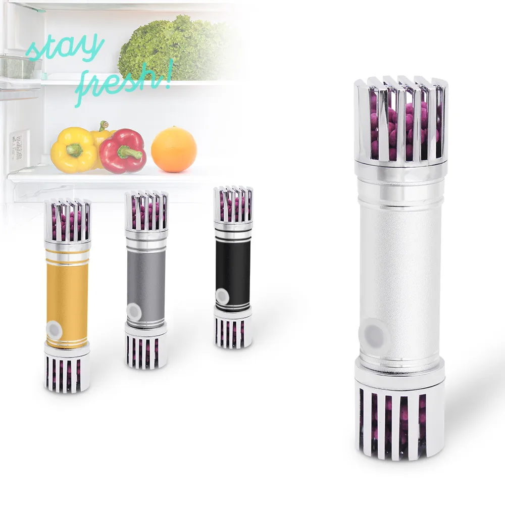 Мини-абсорбер этилена, меняющий цвет, дезодоратор для холодильника, уничтожитель запахов, очиститель воздуха для холодильника