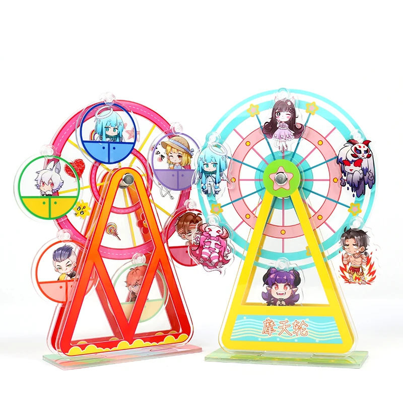 Eco-Friendly Printed Transparent Resin Frames Acrylic Ferris Wheel