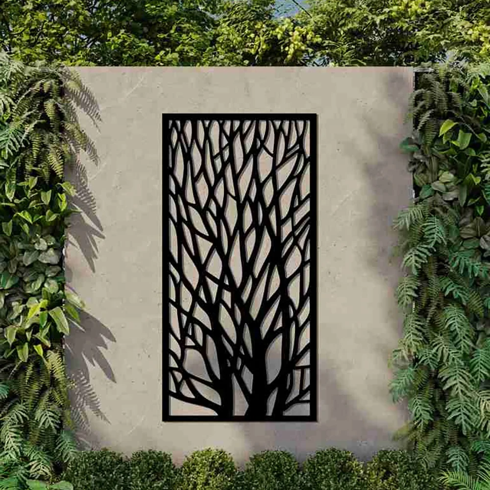 8ft Tall Aluminum Yard Fence with Wpc Cover Black Horizontal Privacy Screen No Dig Multi-Functional Ideas for Estate Gates