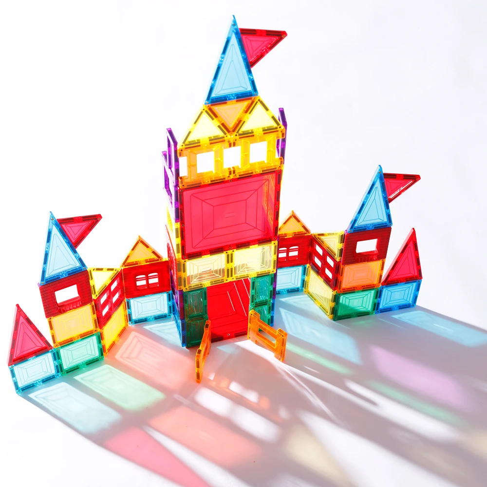 high quality girls toys 2022 intellectual development creative wisdom plastic magnetic giant building blocks kids