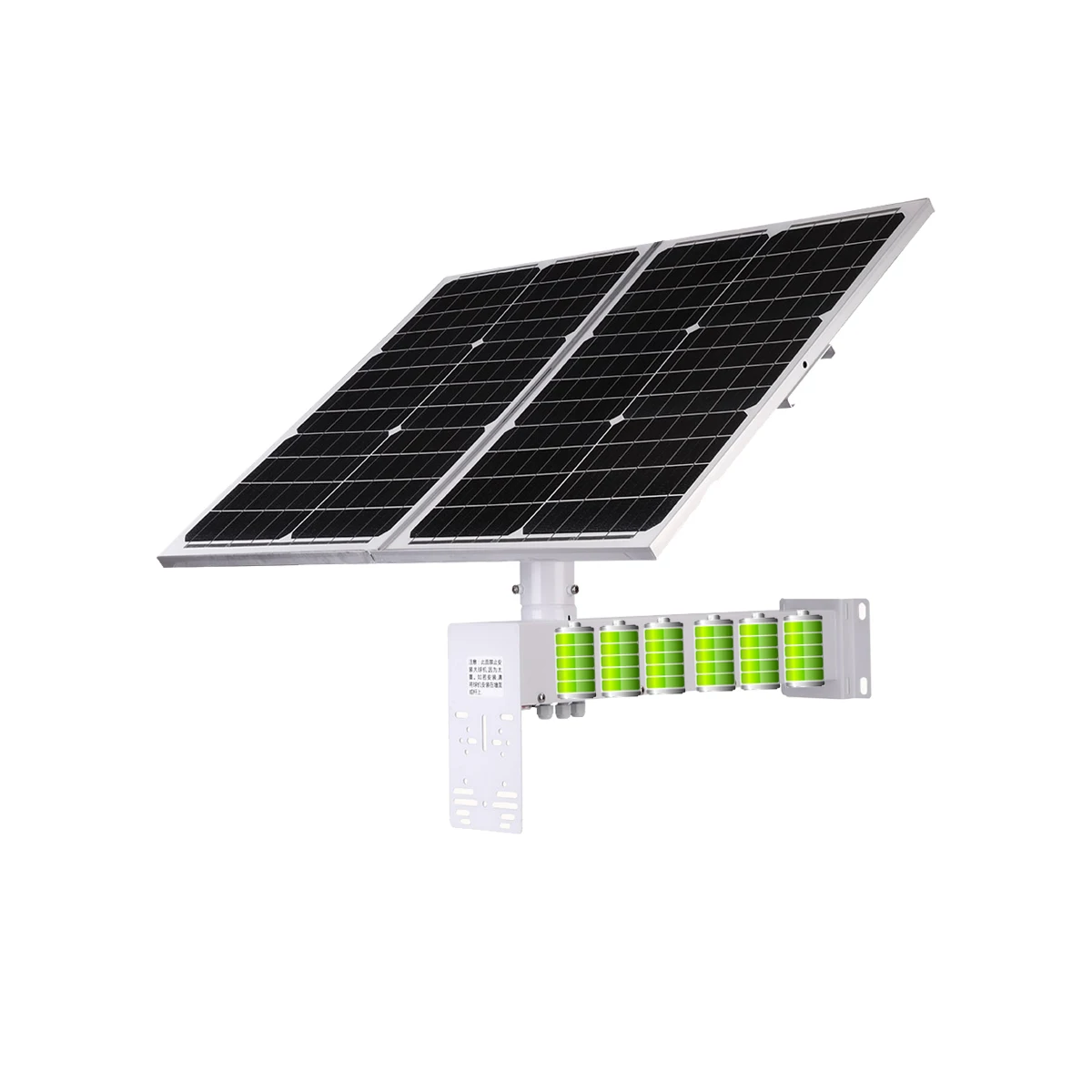 OEM ODM 80W Mono Solor Panel 40Ah New Li Battery DC12V Output apply for 5MP 30X Zoom Full Color Full HD Night Vision Solar CCTV