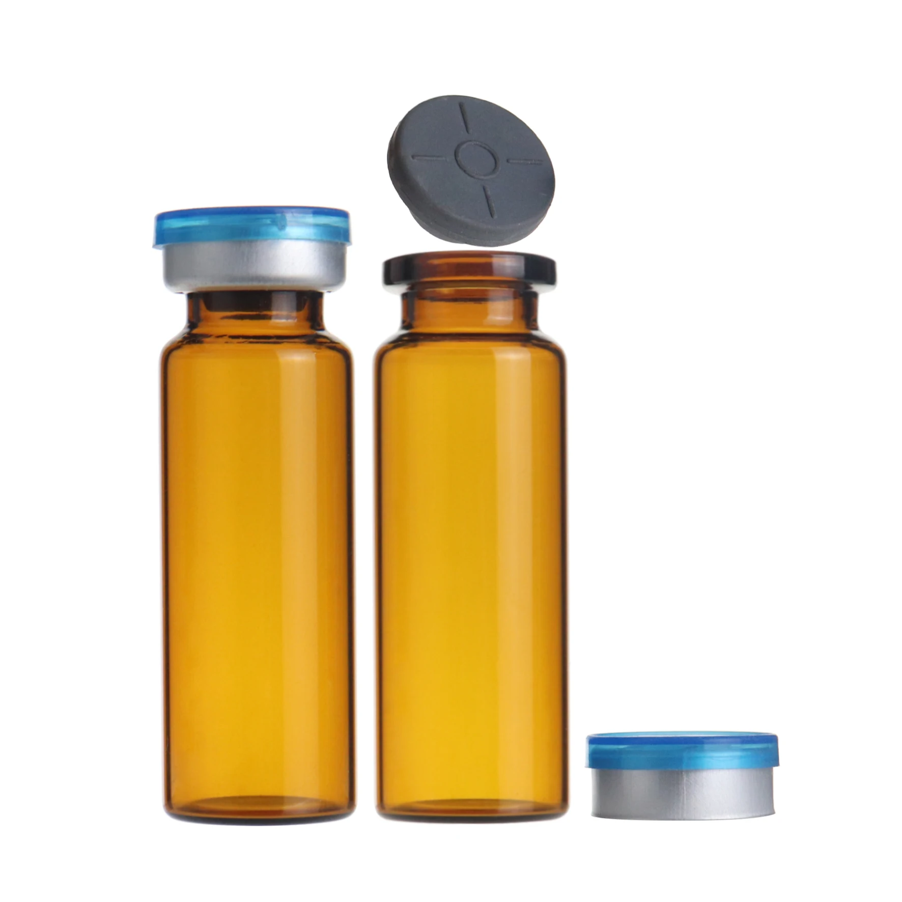 Manufacturer Wholesale medical pharmacy clear amber glass injection 15ml tubular glass vials