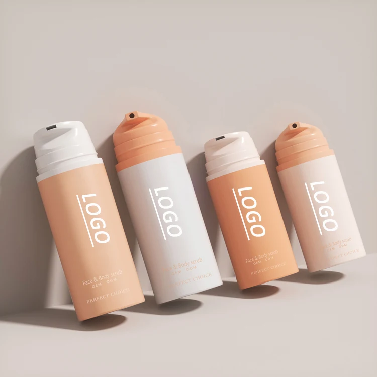 Cosmetic cleanser PP bomba sem ar 150ml airless pump bottle,50 ml 100 ml airless pump cosmetic bottle,airless pump 100 ml bottle