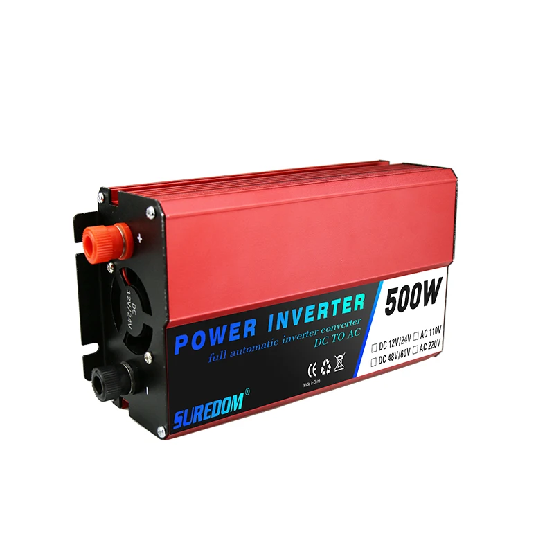 Hot Sales 500W 12v 24vdc to 110V 230vac Solar Power Inverter With USB Universal Socket