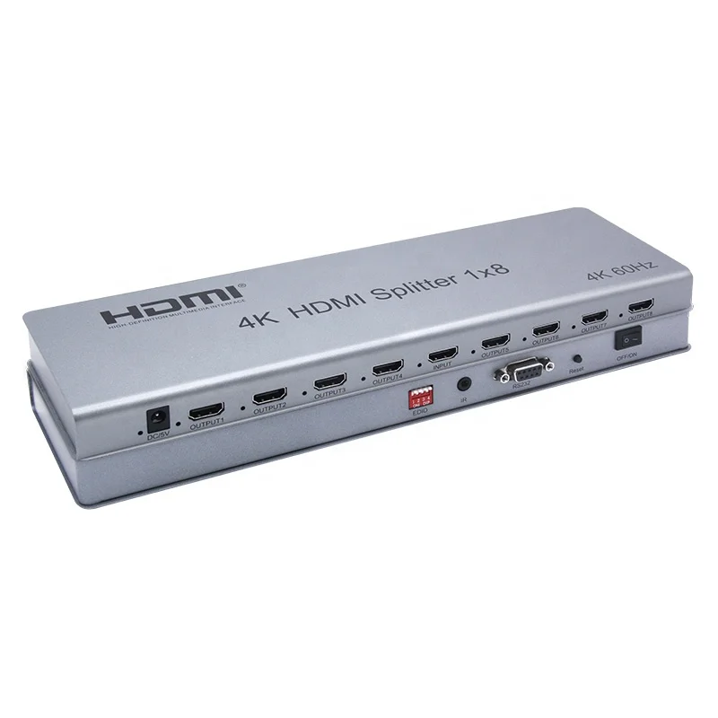  Цифровой сплиттер с 8 портами HDMI 4K 60 Гц 1X8 поддержка выходов Full HD