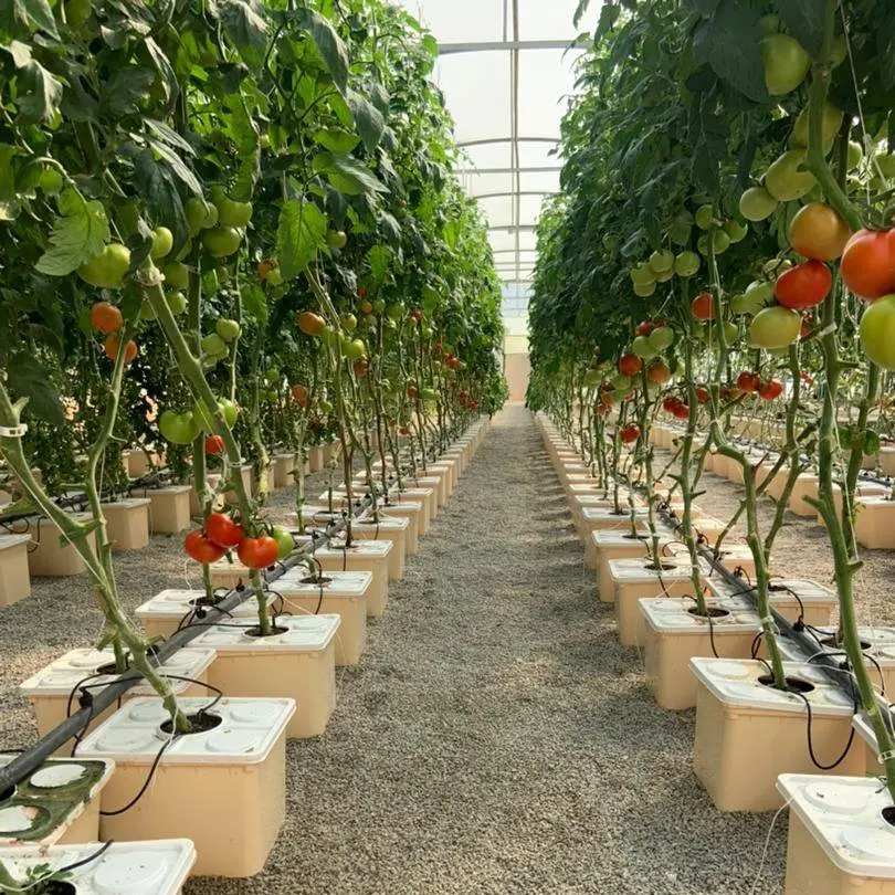 CHOYUEH Tomato Hydroponic System Dutch Bucket for Greenhouse