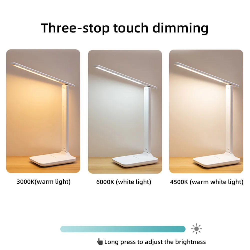 USB Rechargeable Flexible Eye Protection Table Light Portable Reading Study Table Lamp