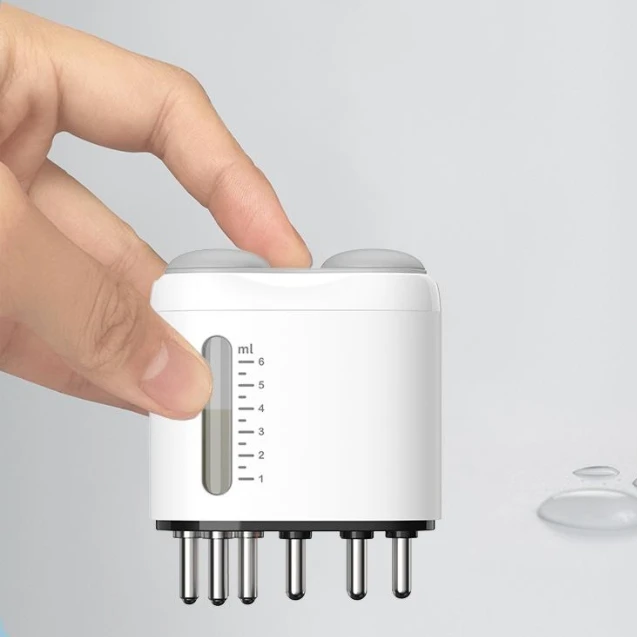 New Arrivals Upgraded Hair Scalp Massager Brush Head Scalp Scrubber Comb Smart Red Light Massager Brush for Hair Growth