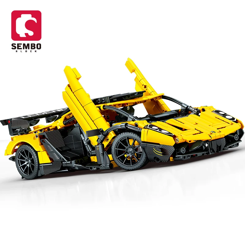 SEMBO блок 701032 1275 шт. радио электрический сборки кирпичных развивающие игрушки дистанционного гоночного радиоуправляемого автомобиля educatoni Набор строительных блоков