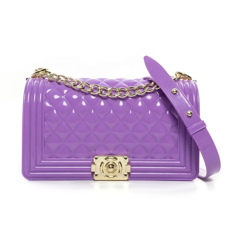 
Wholesale 2020 new arrivals women Shoulder bag Glossy pvc ladies luxury designer handbags fashion candy Jelly women hand bags 