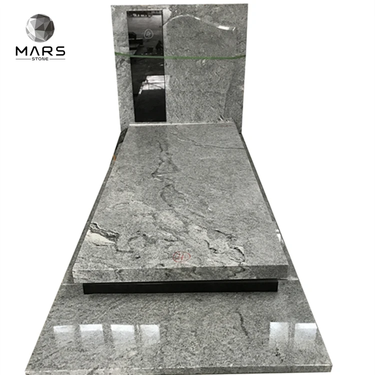 Europe Style Viscount White Granite Memorial Tombstone