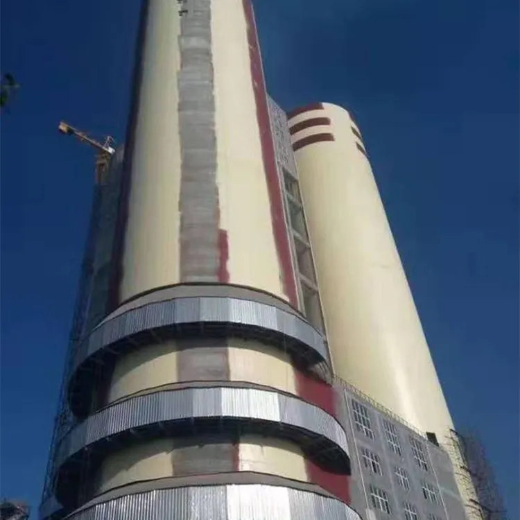 Two component hybrid spray polyurea for anti-corrosion of granulation tower