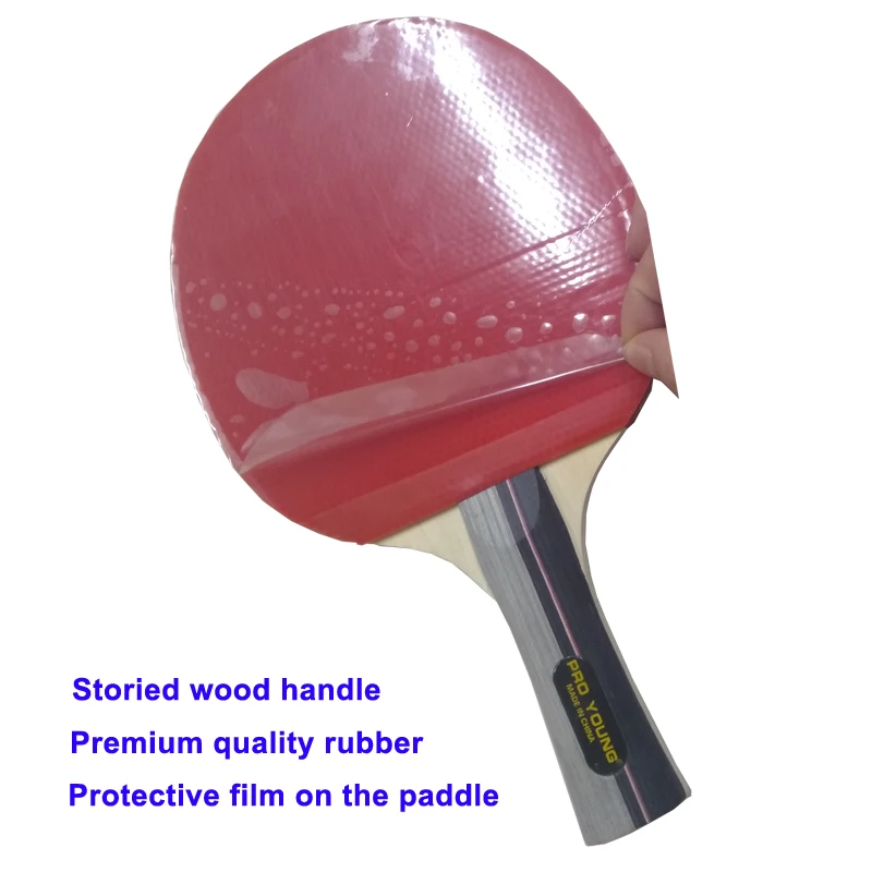 Professional Offensive wood Table Tennis Racket, Ping Pong Bat, Table Tennis Paddle for adult