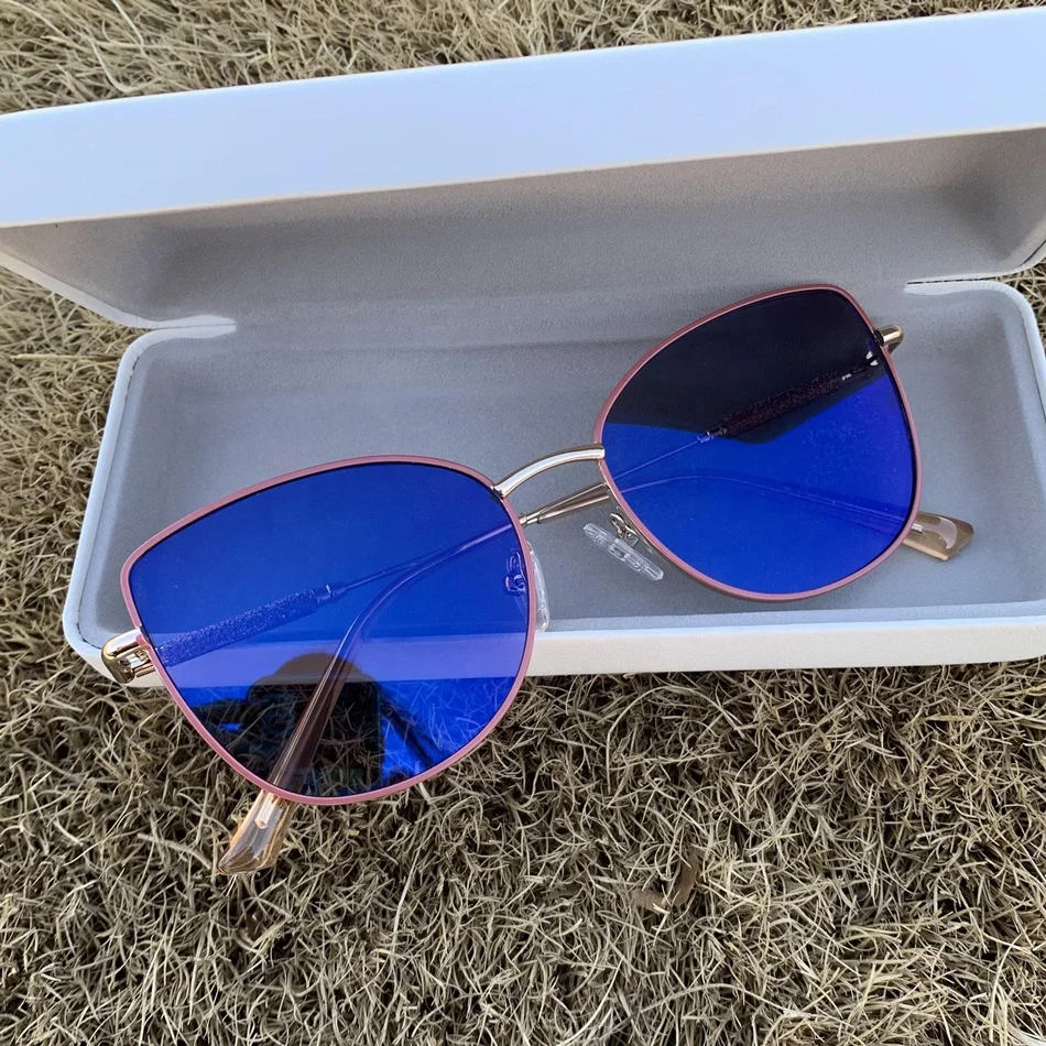 photochromic blue light glasses women female cat eye moissanite blingbling alloy black white photogrey antireflet photogray 2024