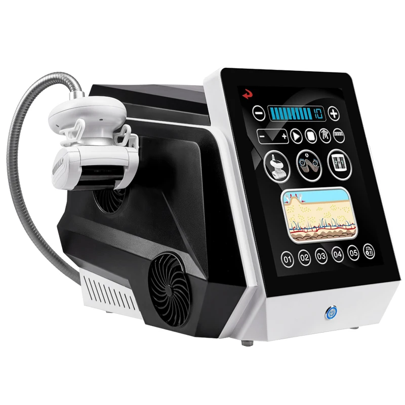 AURO Vacuum Roller Rf Face Lifting Neck Rejuvenation Improve Blood Circulation Device Weight Loss Fat Rolling Massage Machine