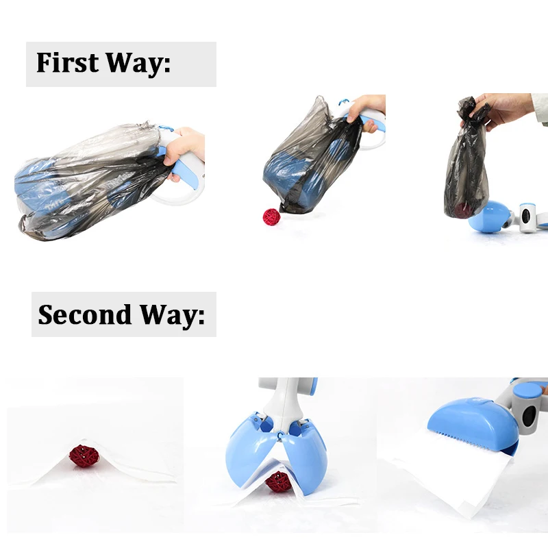 Wholesale Custom Durable Portable Dog Pooper Scooper with Waster Bag Dispenser