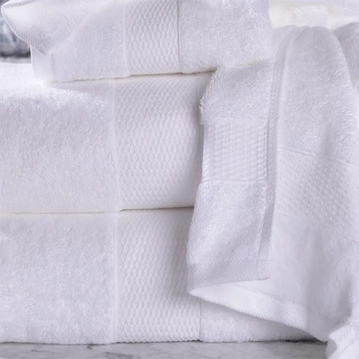 SANHOO Luxury Hotel Towel Bath Towels Hotel Quality  Pure Cotton White Hand Towels For Bathroom